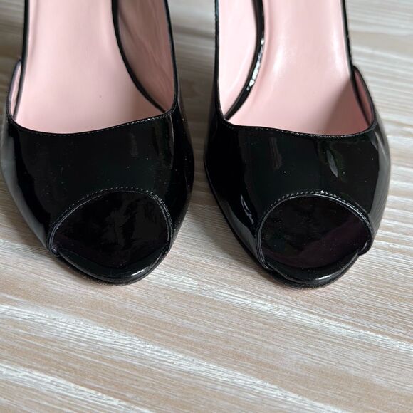 Isaac Mizrahi Slingback Heels size 9 black - Picture 3 of 11
